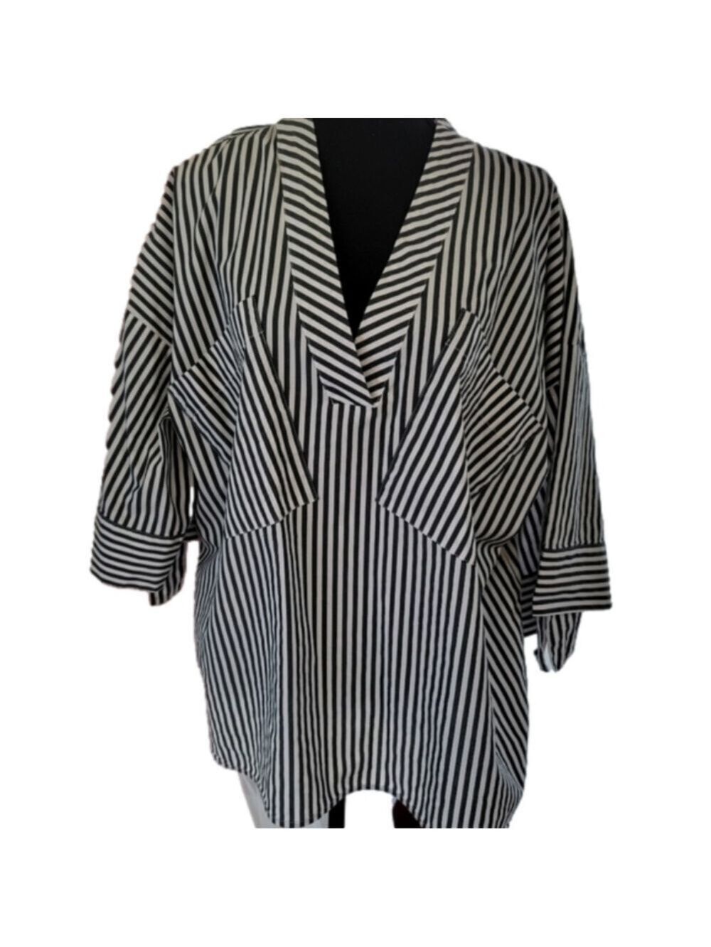 EUC Calvin Klein Stripe Tunic Top Sz 1X